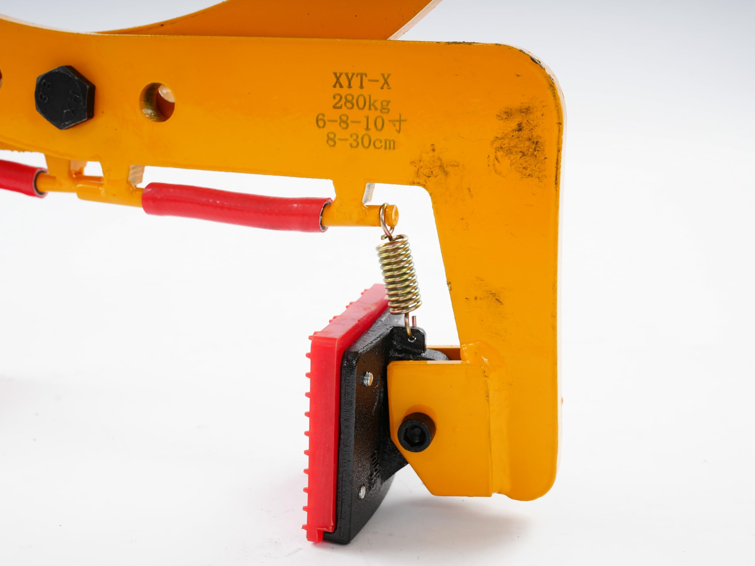 Supporto per mattoni da 280 kg, pinza da 8 – 30 cm, in gomma regolabile, morsetto per pietra in acciaio al manganese (280 kg-gancio/maniglia per il trasporto (6 – 8 – 10 pollici)