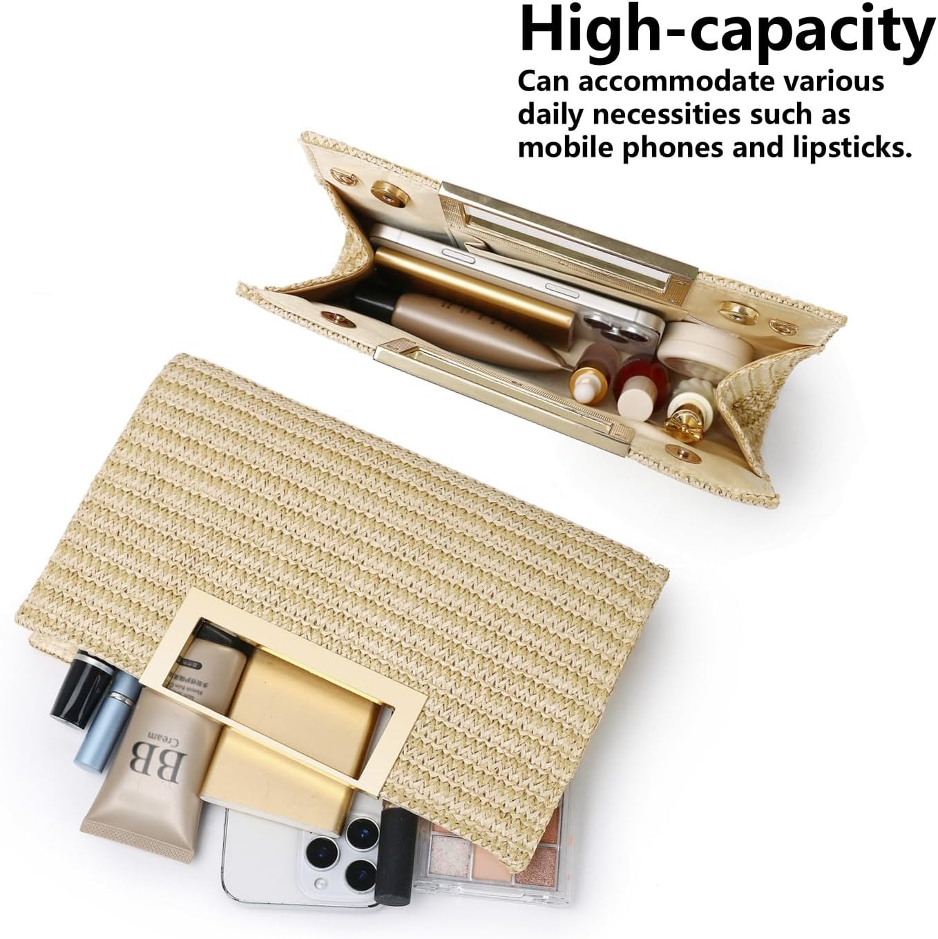 Evening Clutch Purses for Women Formal Party Clutch Bags Cocktail Prom Fashion PU Leather Shoulder Handbags - Image 3