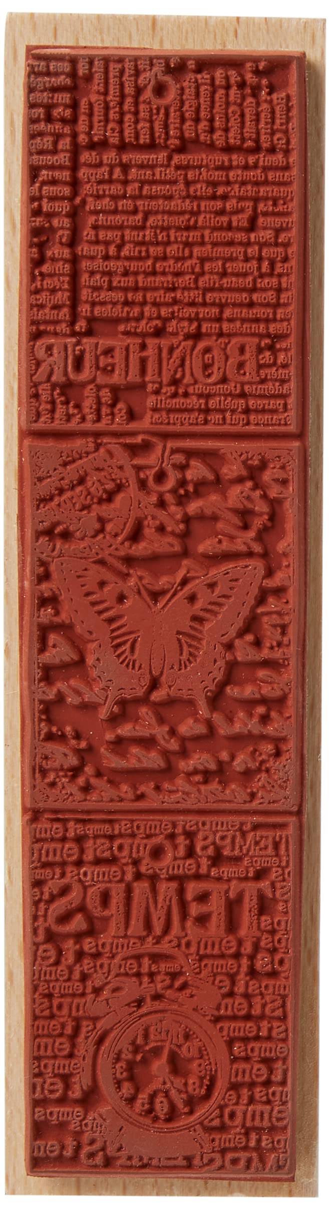 Timbro Legno Natale Merry Christmas - 5x7.5 Cm Per Scrapbooking E Cartolerie - Foto 8