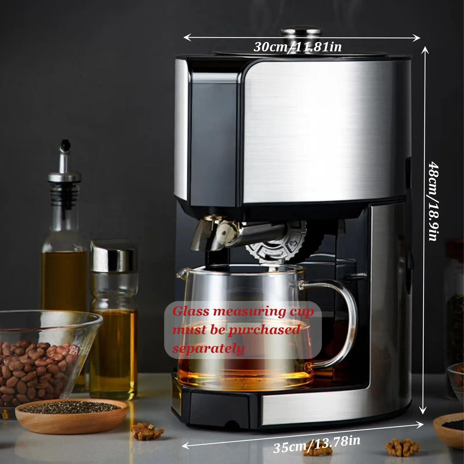 Prensa de aceite doméstica completamente automática con sistema de control inteligente Prensa de aceite caliente de acero inoxidable adecuada para maní, semillas de sésamo, semillas de lino y más