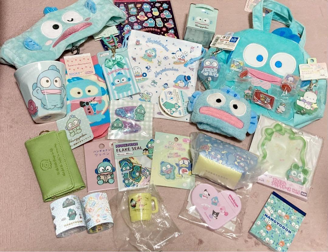 サンリオ ハンギョドン ポチャッコ シナモロール まとめ売り 22点 Amazon.co.jp: ハンギョドン ポチャッコ シナモンロール セット 29点