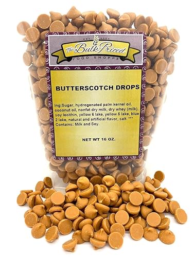 Miniatura 2 de Gotas de mantequilla, tamaño a granel, chips para hornear (bolsa de pie resellable con cierre de cremallera de 1 libra)