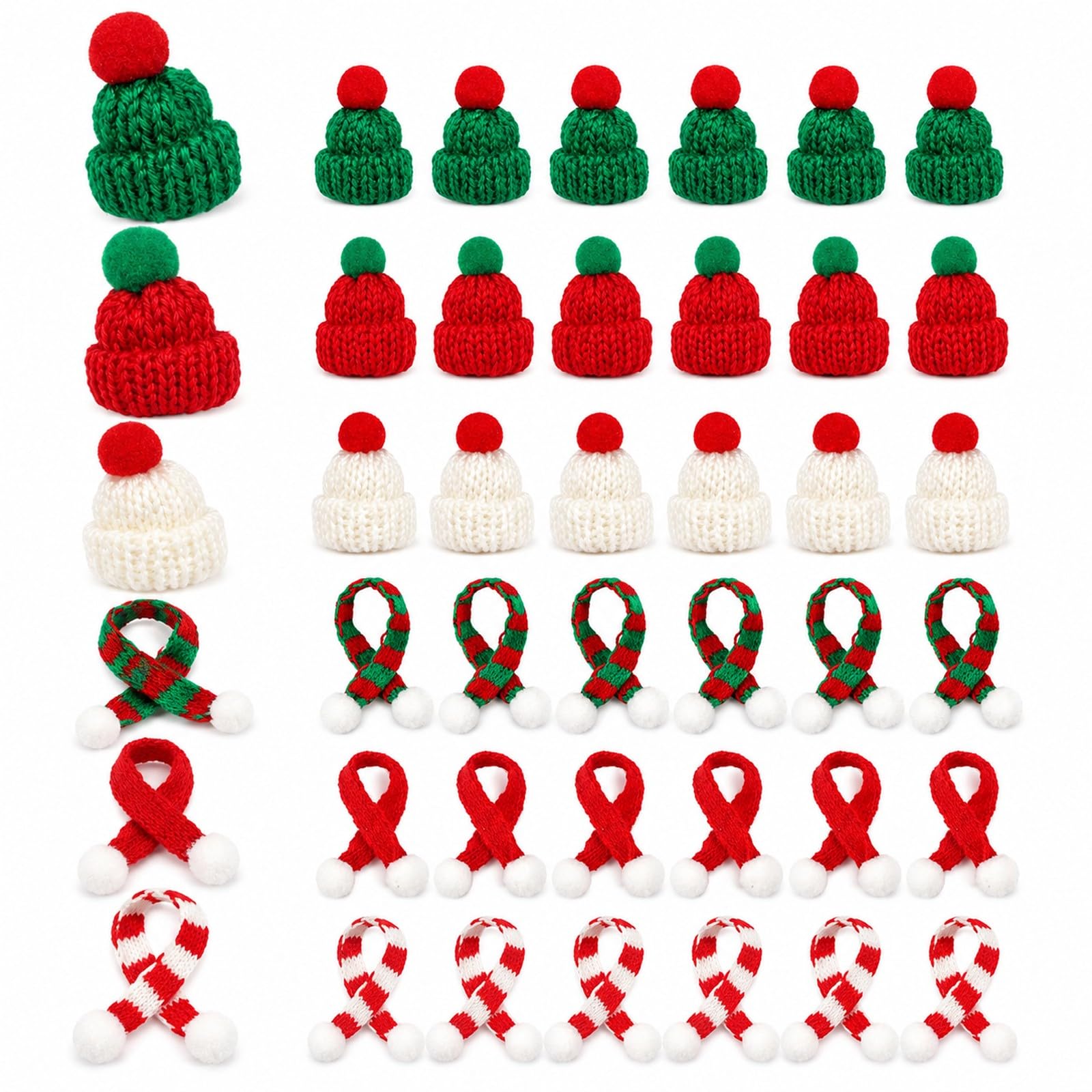 Écharpe de Noël pour poupée et artisanat : la solution pour vos décors miniatures