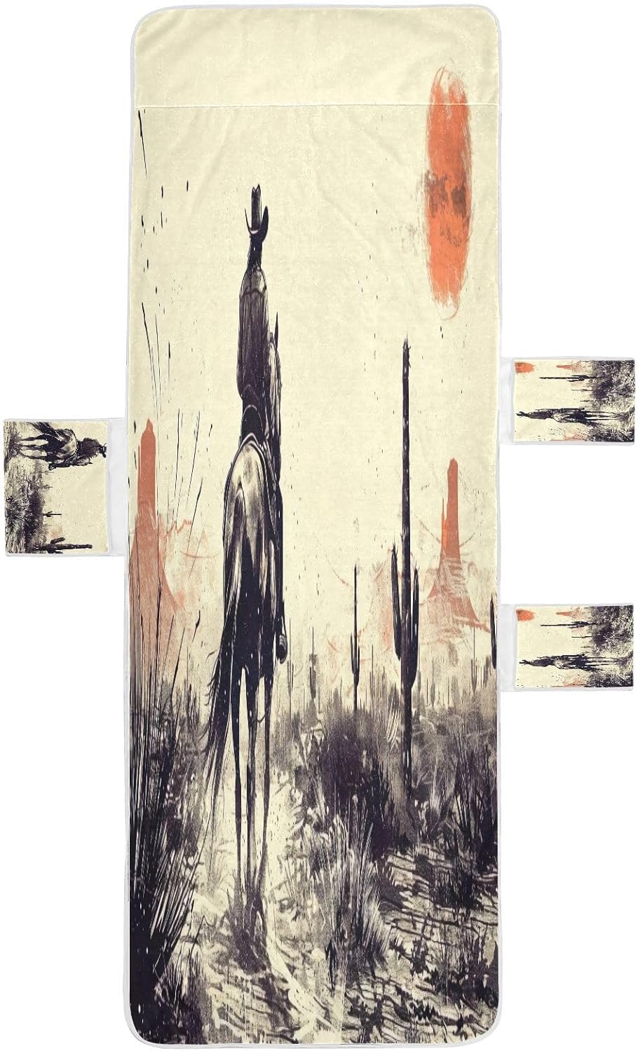 FRMG Cowboy American West Patio Chaise Lounge Covers Beach Chair Cover Beach Chair towel lounge chair towel cover A0900387a