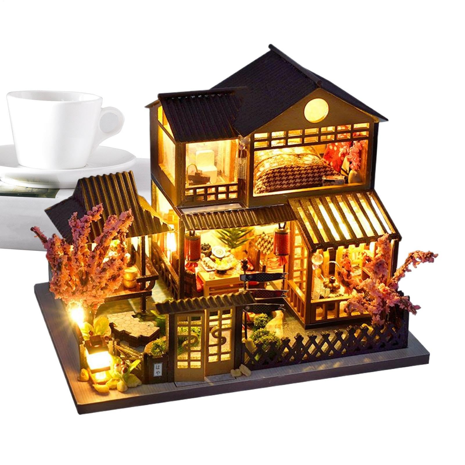 Puzzle 3D In Legno Artigianato 3D Realistico In Miniatura Con LED