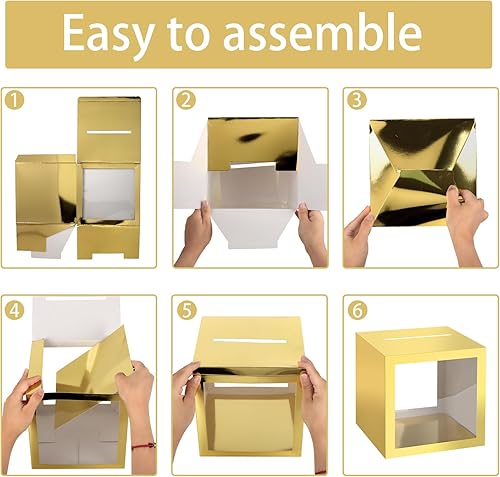 Miniatura 33 de Hxezoc Caja de tarjetas de San Valentín, buzón de cartón para el día de San Valentín para el aula de los niños, día de San Valentín, baby showers