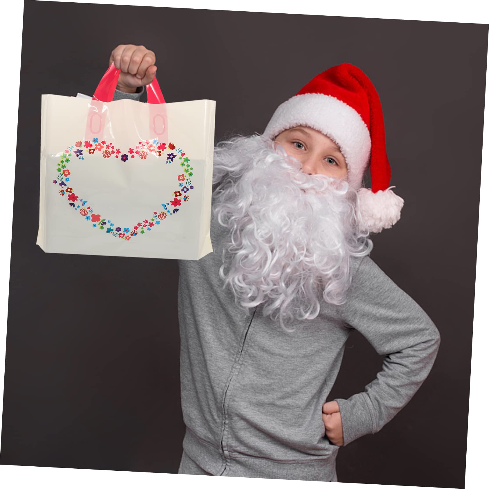 Kunststoff Geschenkbeutel 50 Stück, Tragbare Verpackungsbeutel