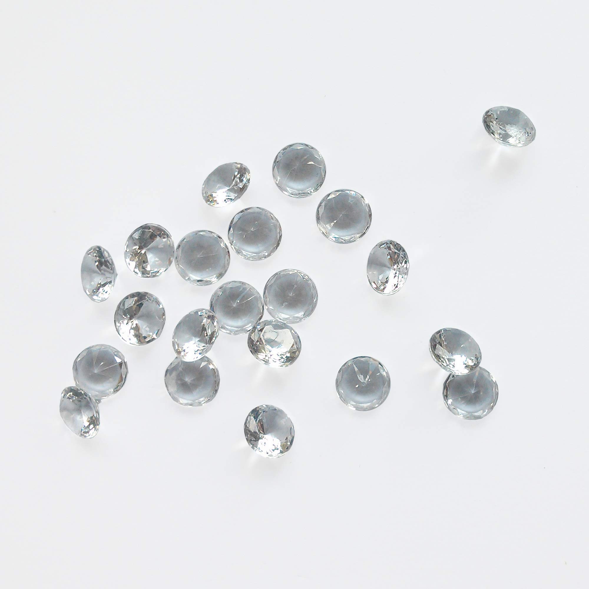 Joydiy Transparent 2000 Diamond Confetti Wedding Table Scatter Acrylic Crystals Diamond Decoration (Clear, 10Mm - 4 Carat)