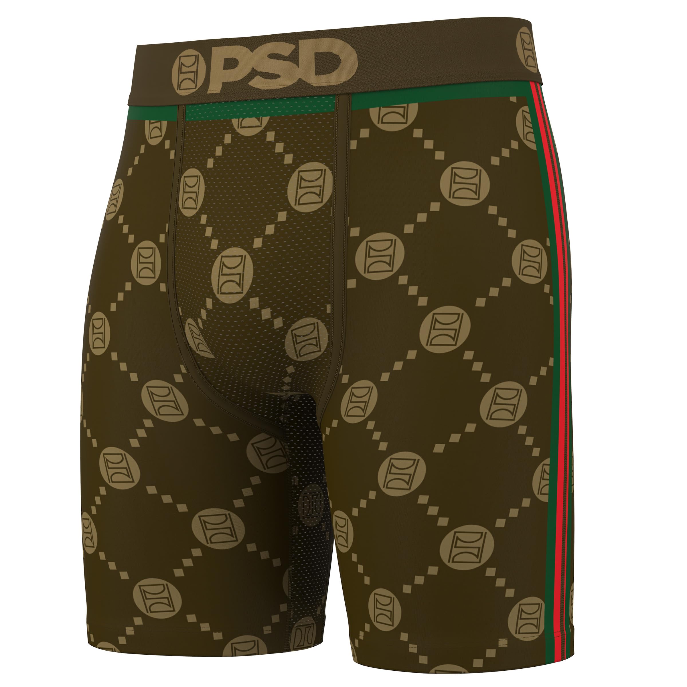 PSD Underwear Mens Und Emblem Lux Boxer Briefs Multi S
