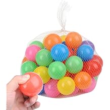 Ball Pit Balls - Colorful Billiard Balls for Kids - 50 Ocean Balls for Ball Pit Play Tent, Kids Ball Pool, Party Decoration, Photo Booth Props