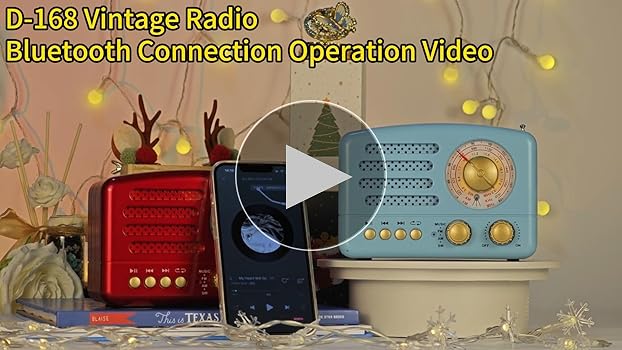 Amazon.com: Retro Portable AM/FM Vintage Radio with