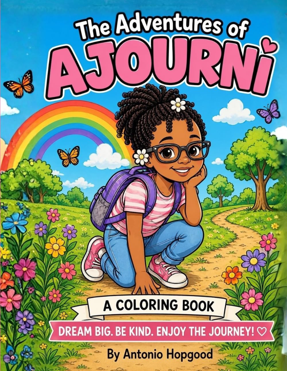 The Adventures of AJOURNI: A Coloring Book for Creative Kids