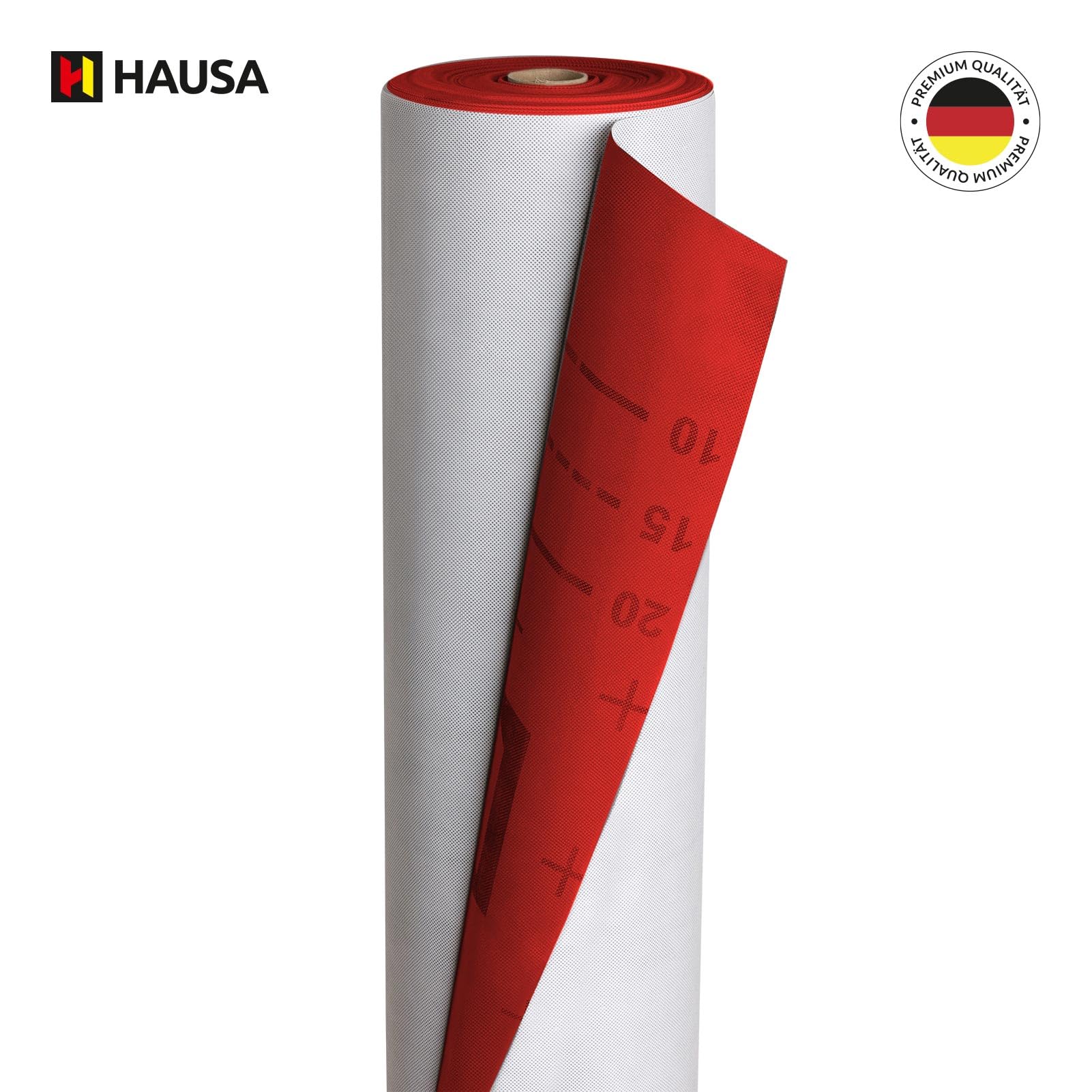 HAUSA HU180 Unterspannbahn Dachfolie 180g/m² 75m² 1,5mx50m hochdiffusionsoffen wasserdicht reißfest
