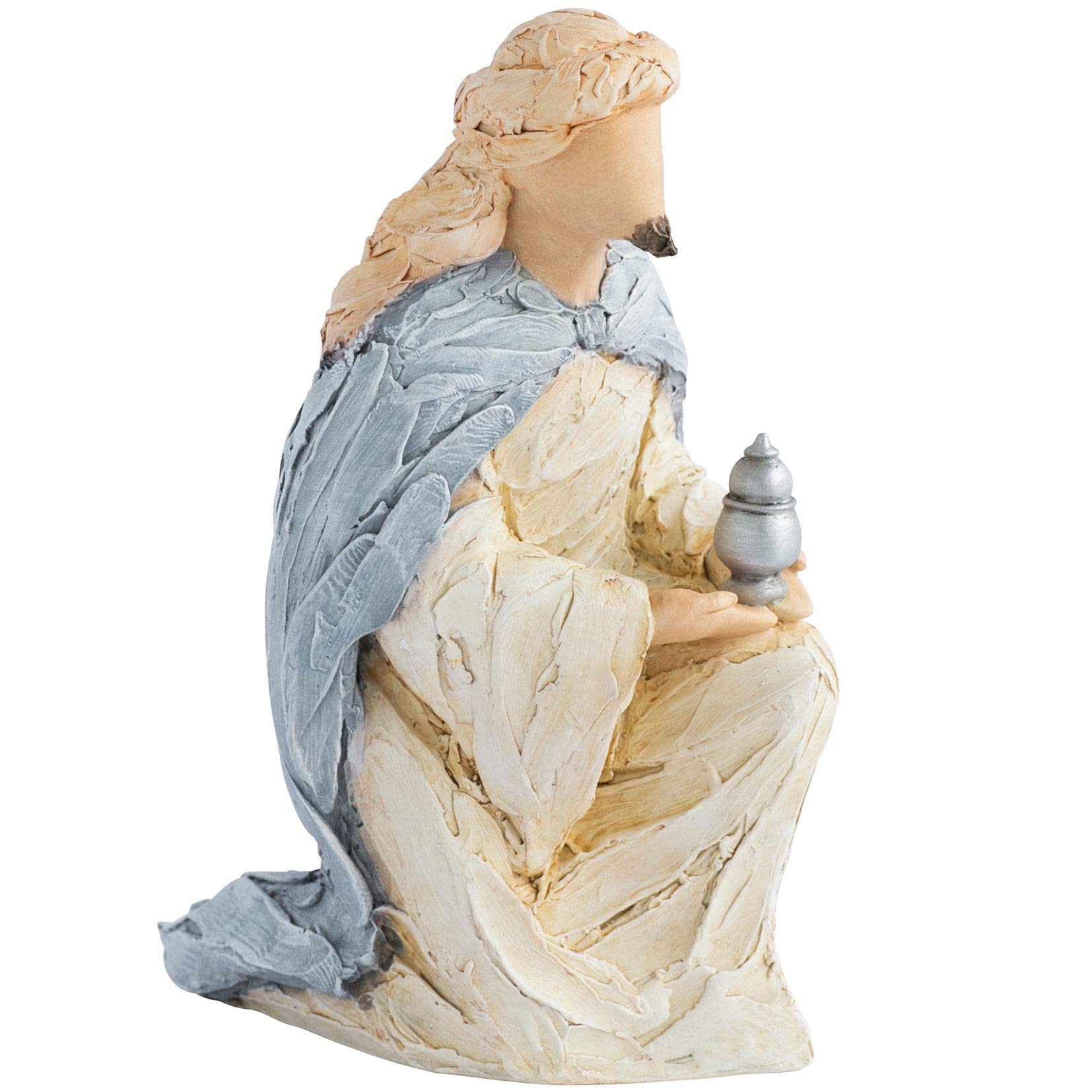 More Than Words 9825 Nativity Wise Man Blue Myrrh Figurine