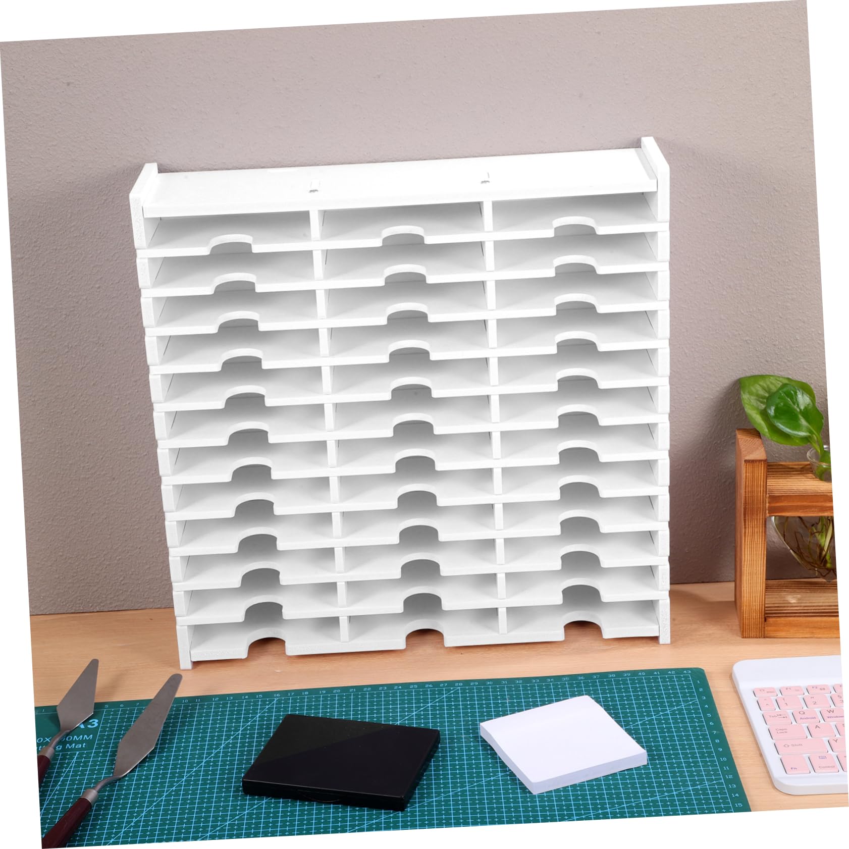 Scatola Porta Dischi Dvd e CD in Pvc Bianco Protezione Efficiente da Urti e Compressioni, come Regalo e Custodia Organizzatrice Portatile