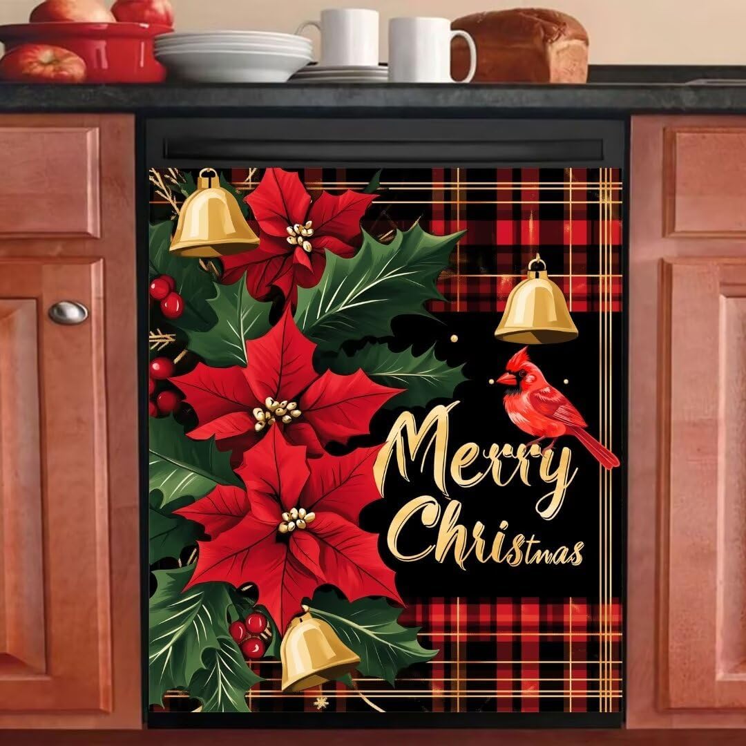 Fall Thanksgiving Pumpkin Dishwasher Magnet Cover, Happy Fall Magnetic Sticker, Halloween Refrigerator Magnets, Dishwasher Sticker for Washers Fridge Kitchen Decor Decals,23"x26"