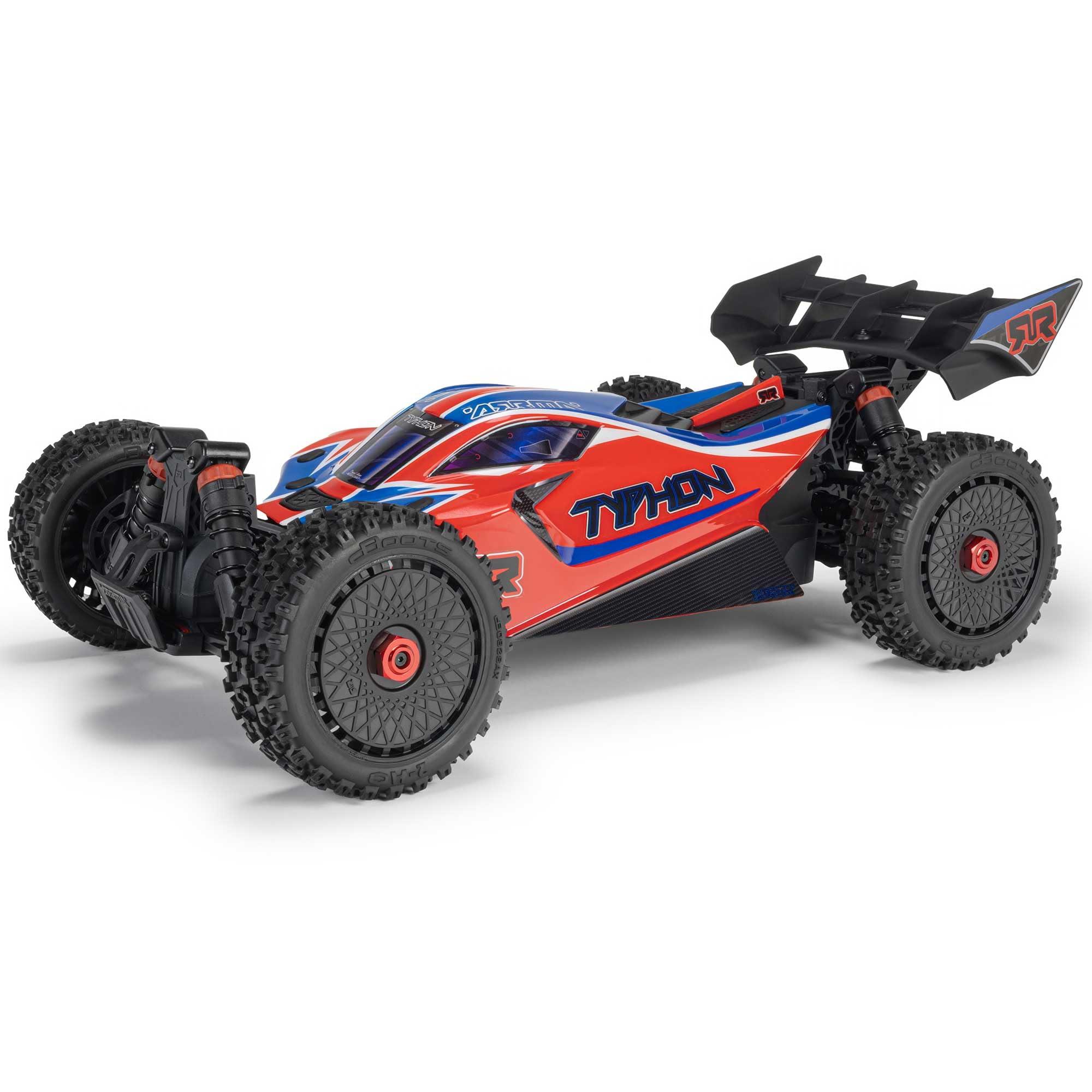 Amazon.com: ARRMA RC Car 1/8 Typhon 4X4 RTR Brushed Buggy, Red