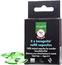 Incognito - Refill Capsules for Incognito Bracelets - 2 Pack -Citronella Recharge Capsules for Insect Repellent Bracelet Adults and Kids