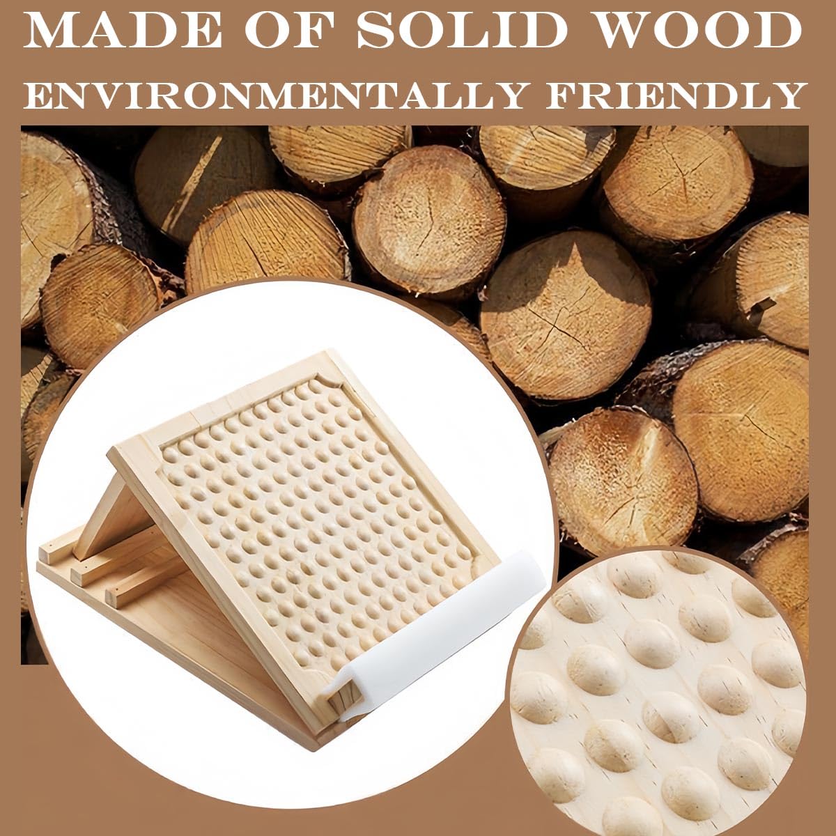 Pedana inclinata in legno, 4 angoli di inclinazione, regolabile, per allungamento, equilibrio, allenamento