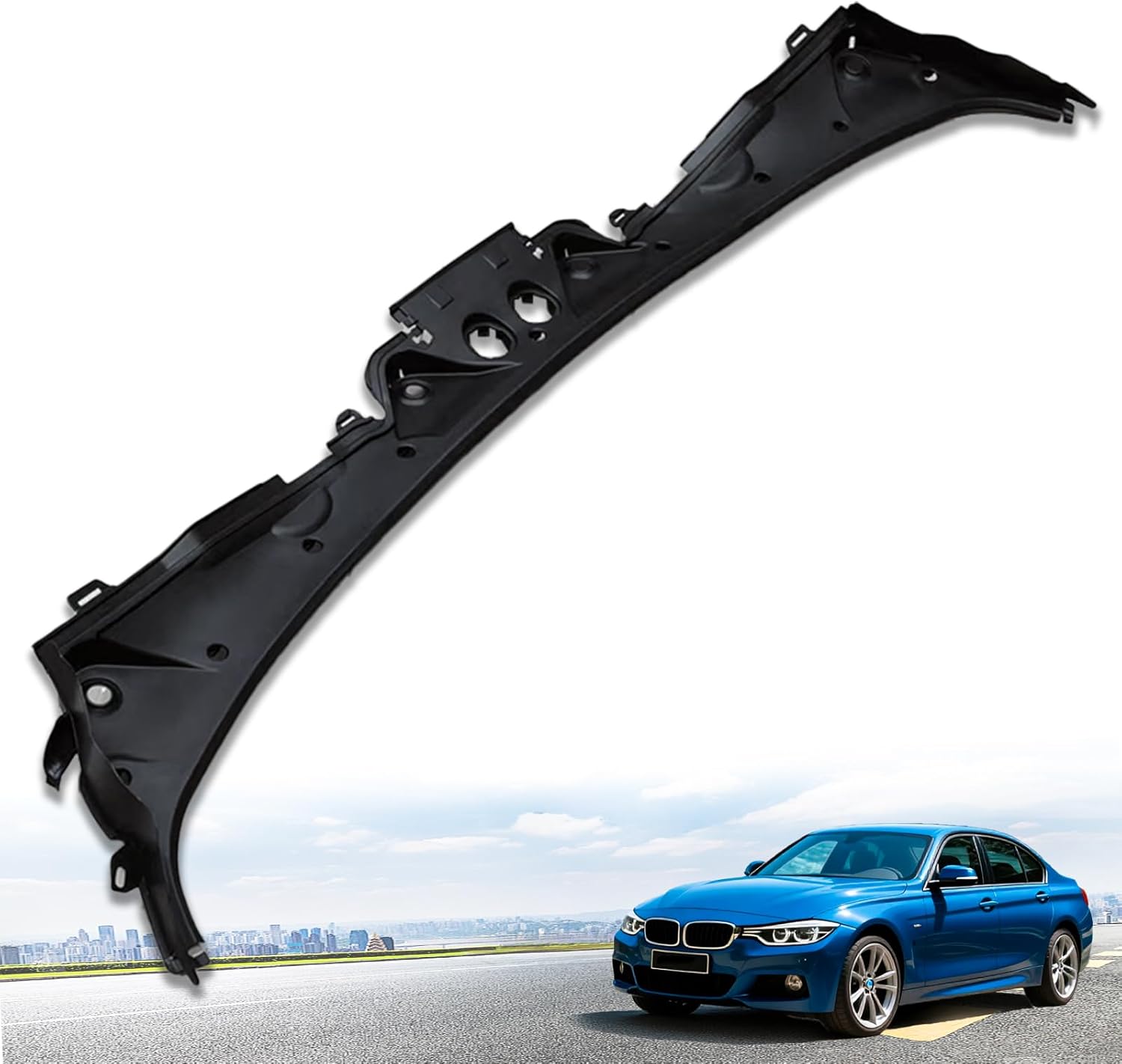 1 PCS Front Windshield Wiper Cowl Cover Panel Compatible with BMW 328i 2012-2016, 328i xDrive 2013-2016, 335i 2012-2015, M3 2015-2018, Replaces 51717258177