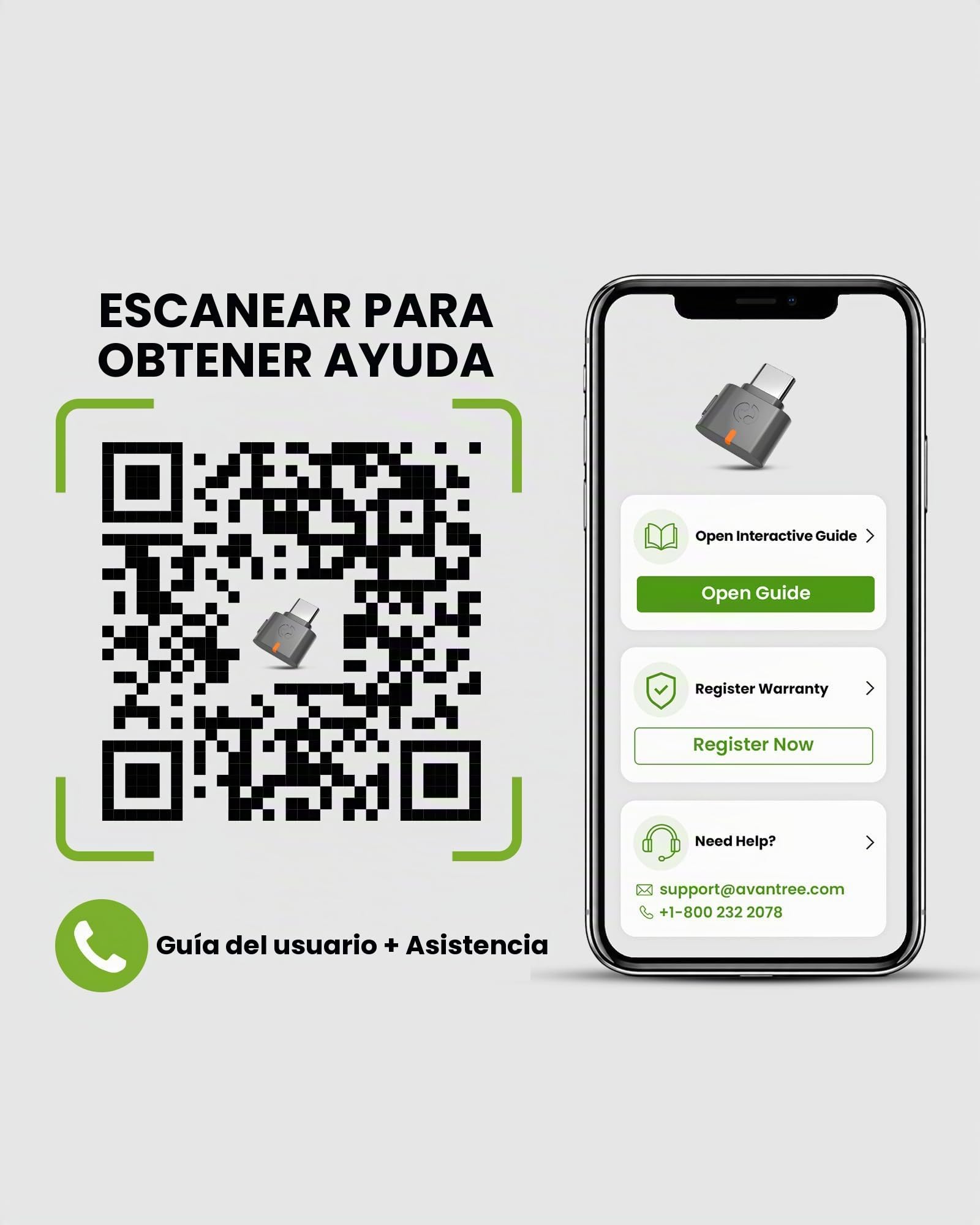 Avantree C82 Aura – Transmisor de Audio Auracast con Modos Privado y Público, Transmite a Varios Dispositivos Auracast, Bluetooth 5.4 Qualcomm, Actualizable, Adaptador USB-C para PC, Mac y Teléfonos | Qualcomm Bluetooth 5.4, firmware actualizable, adaptad
