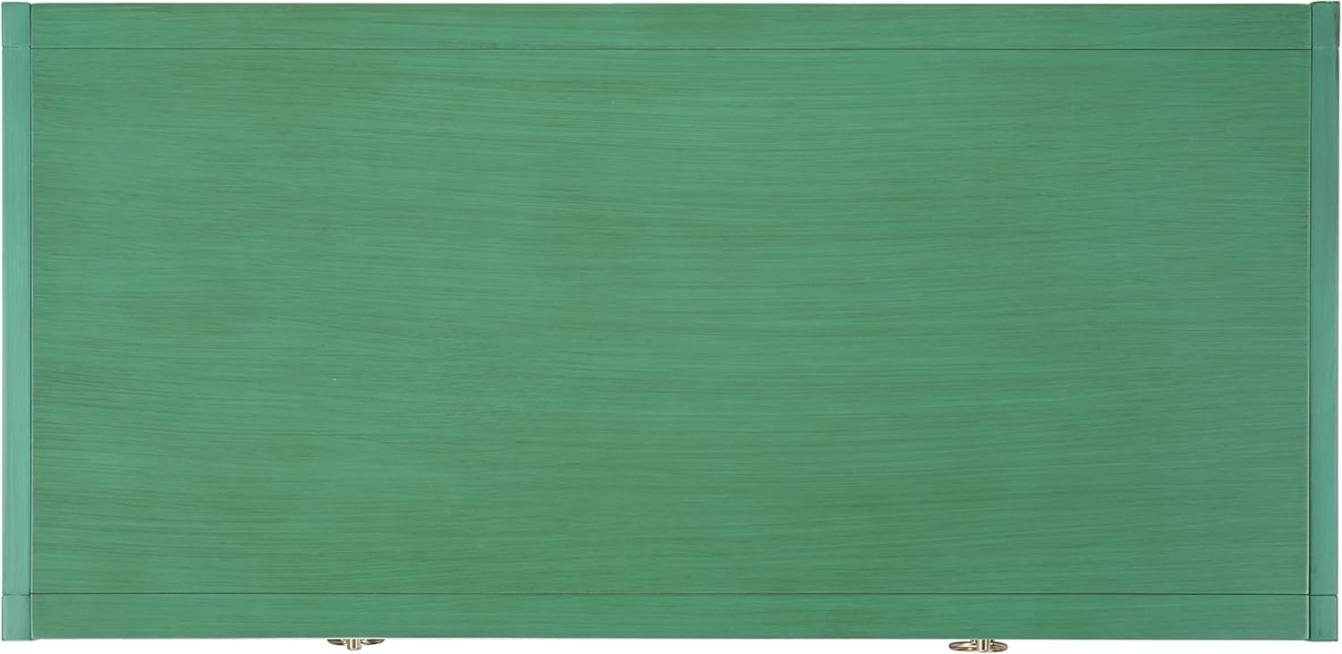 SAFAVIEH Home Collection Esther Turquoise 2-Drawer Desk