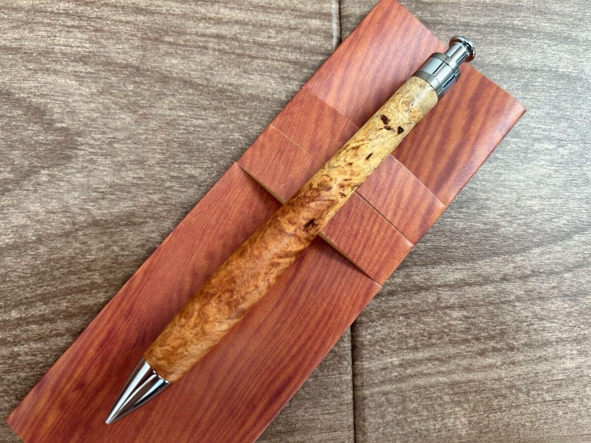 あけぼの工房 本花梨 シャープペンシル ゴールド先端