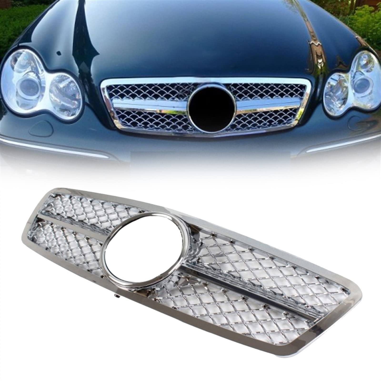 Grille avant de voiture calandre supérieure Benz W203 C230 C240 C63 2002