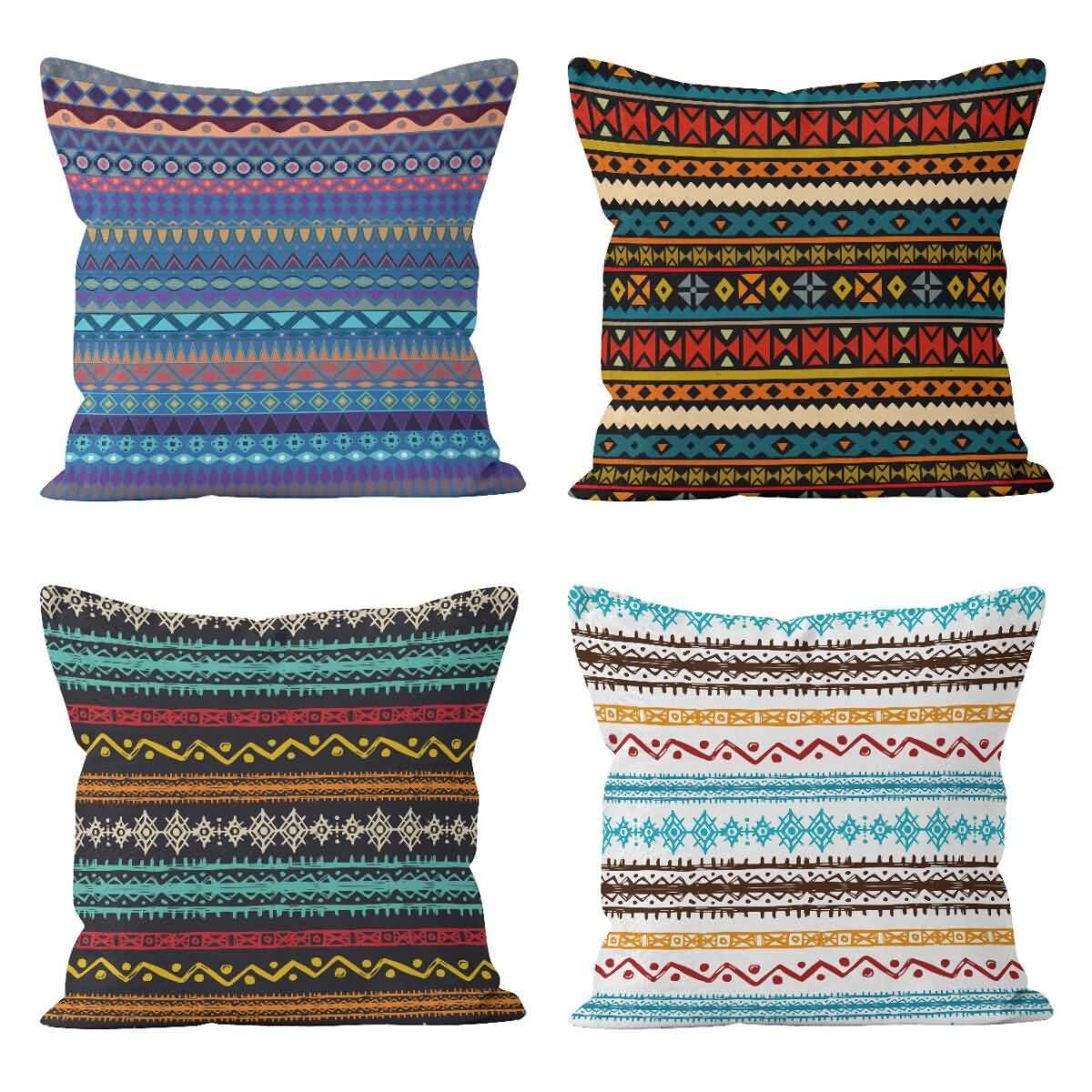 Housses de coussin en lin CEVAN, la douceur de la gaze de coton pour un esprit bohème unique