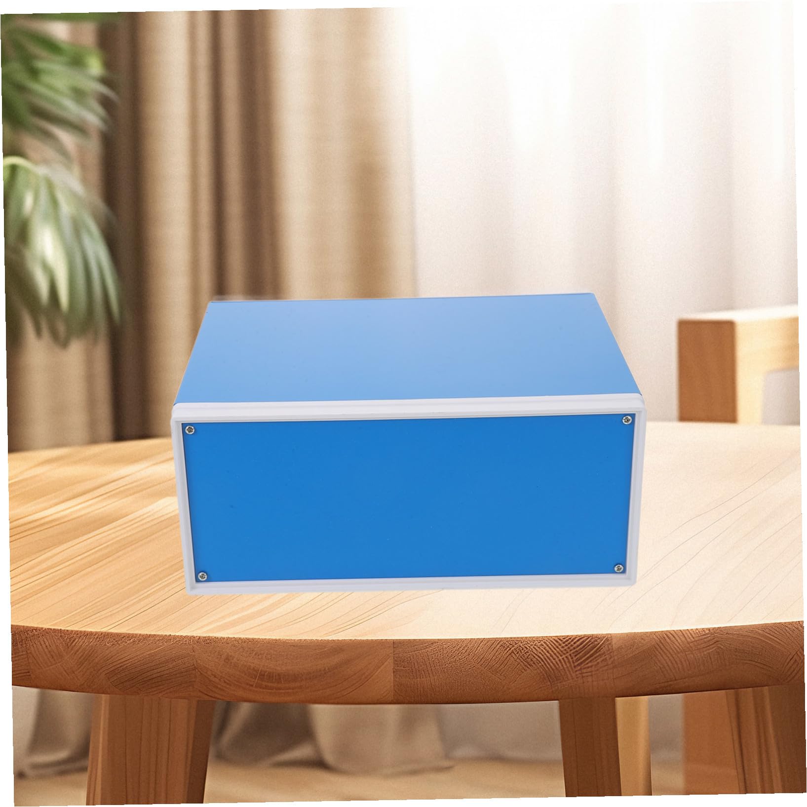 Scatola Elettrica in Metallo Blu 110x250x190mm per Piccoli Terminali e Scatole di Segnale, Facile da Posizionare e Sollevare, per Stazioni della Metropolitana e Aeroporti