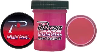 Pautzke Fire Gel Bait Scent Trout Fishing Attractant, Long-Lasting Fish Scent Gel, Freshwater Saltwater Compatible, Strong Scent Trail for Bass Crappie Catfish, Easy Apply Lure Enhancer, 1.75 Ounce