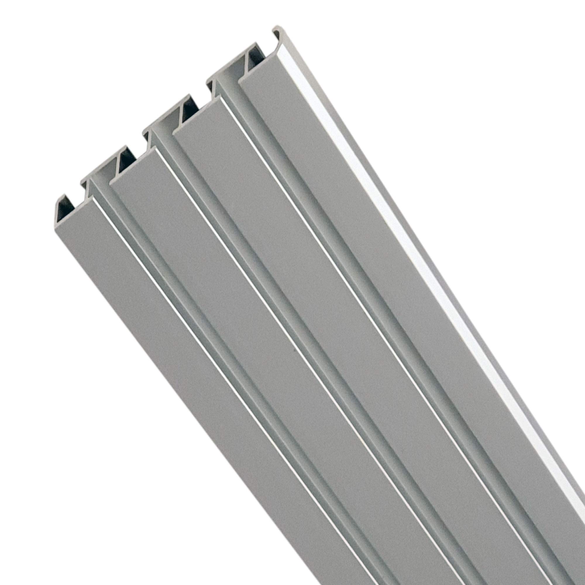 Binario Scorritenda Lineare In Alluminio Bianco Movimento A Corda Apertura Centrale Riloga Bastone Per Tenda Retto Lunghezza 100cm 87475402