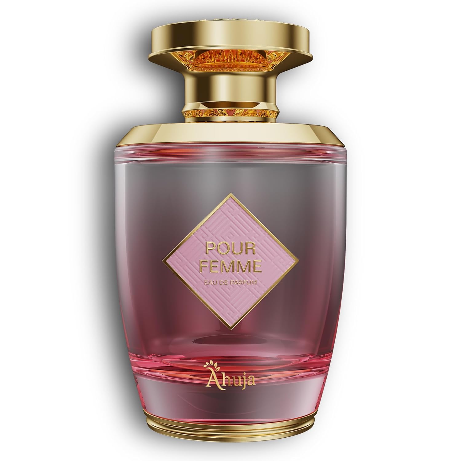 AHUJA Pour Femme Eau De Parfum 3.4oz – Luxurious Women’s Fragrance w/Notes of Floral Iris, Patchouli & Vanilla – Elegant, Long Lasting Perfume for Women