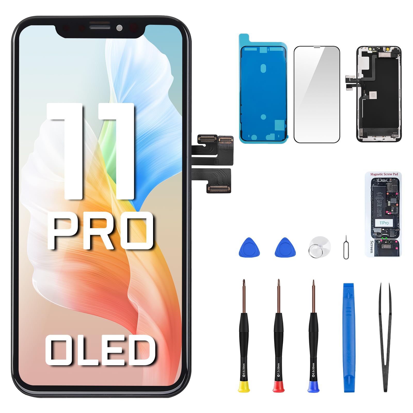 Amazon.com: DGSCSMY [OLED] for iPhone 11 Pro Screen Replacement