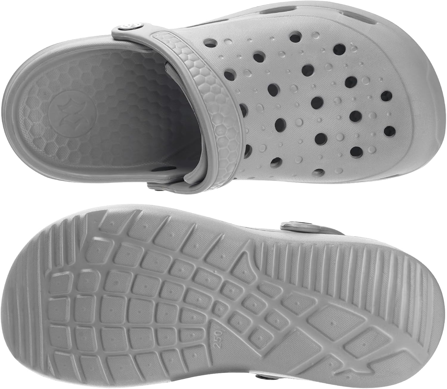 Gaatpot Womens Mens Garden Clogs with Arch Support Unisex Gardening Shoes Slip on Beach Sandals Slippers 12-12.5 Women/10.5-11 Men Grey image 5 of 5 B0G527V5RL