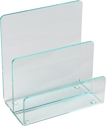 Lorell LLR80659 Mini clasificador de papel, transparenteverde