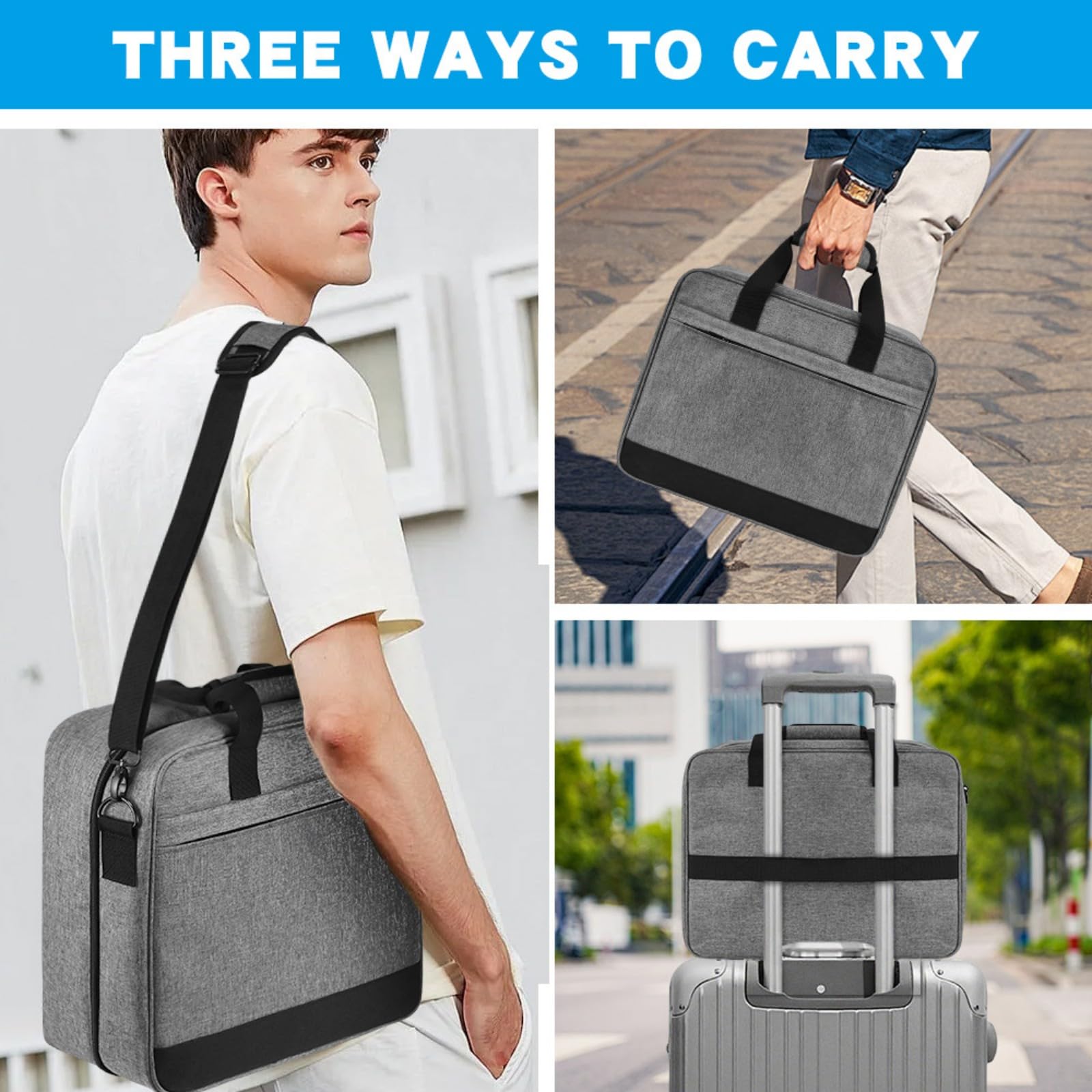 LUOFENG Bolsa de mezcladores profesional para equipo auditivo, funda protectora portátil con acolchado grueso y diseño a prueba de golpes