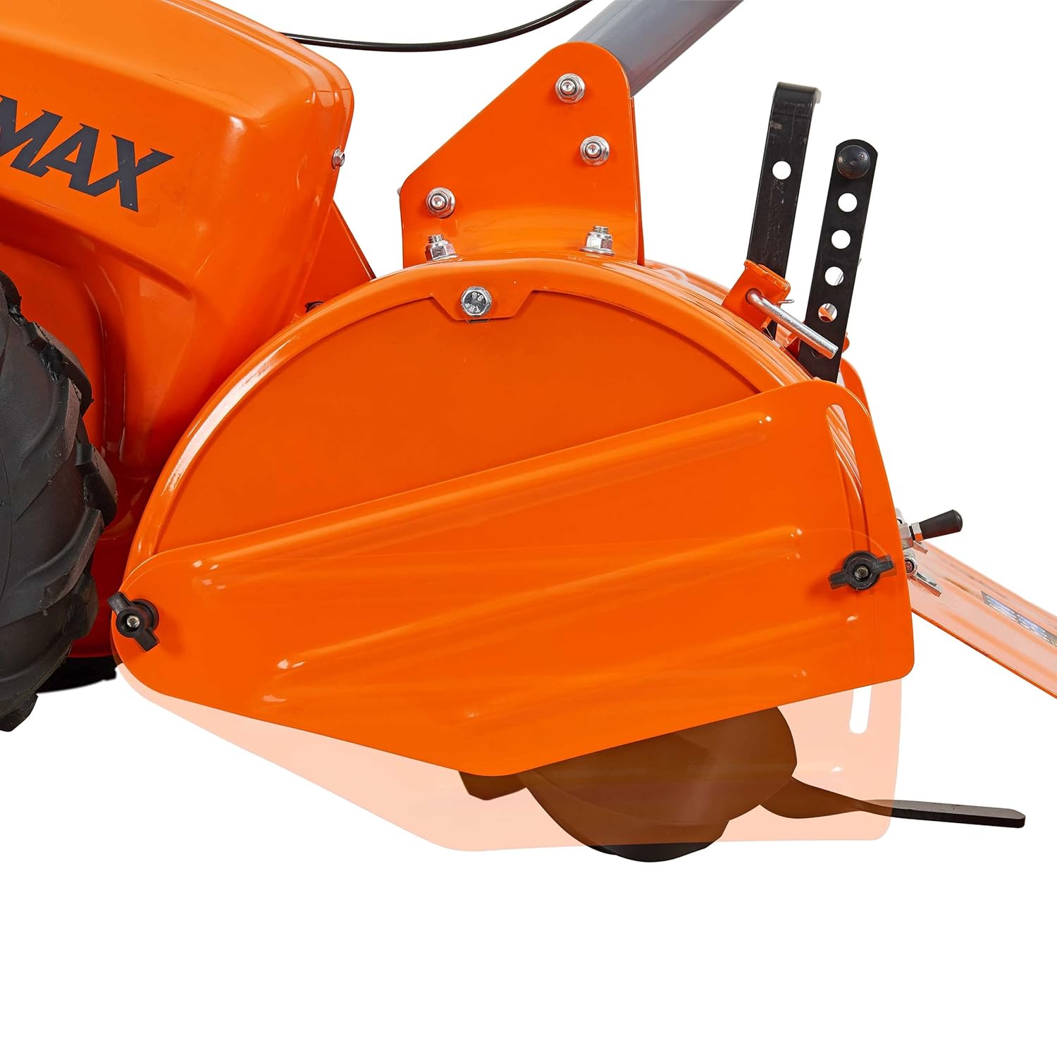 YARDMAX 18 in. 212 cc Gas OHV Engine Rear Tine Tiller with Dual Rotating Tilling