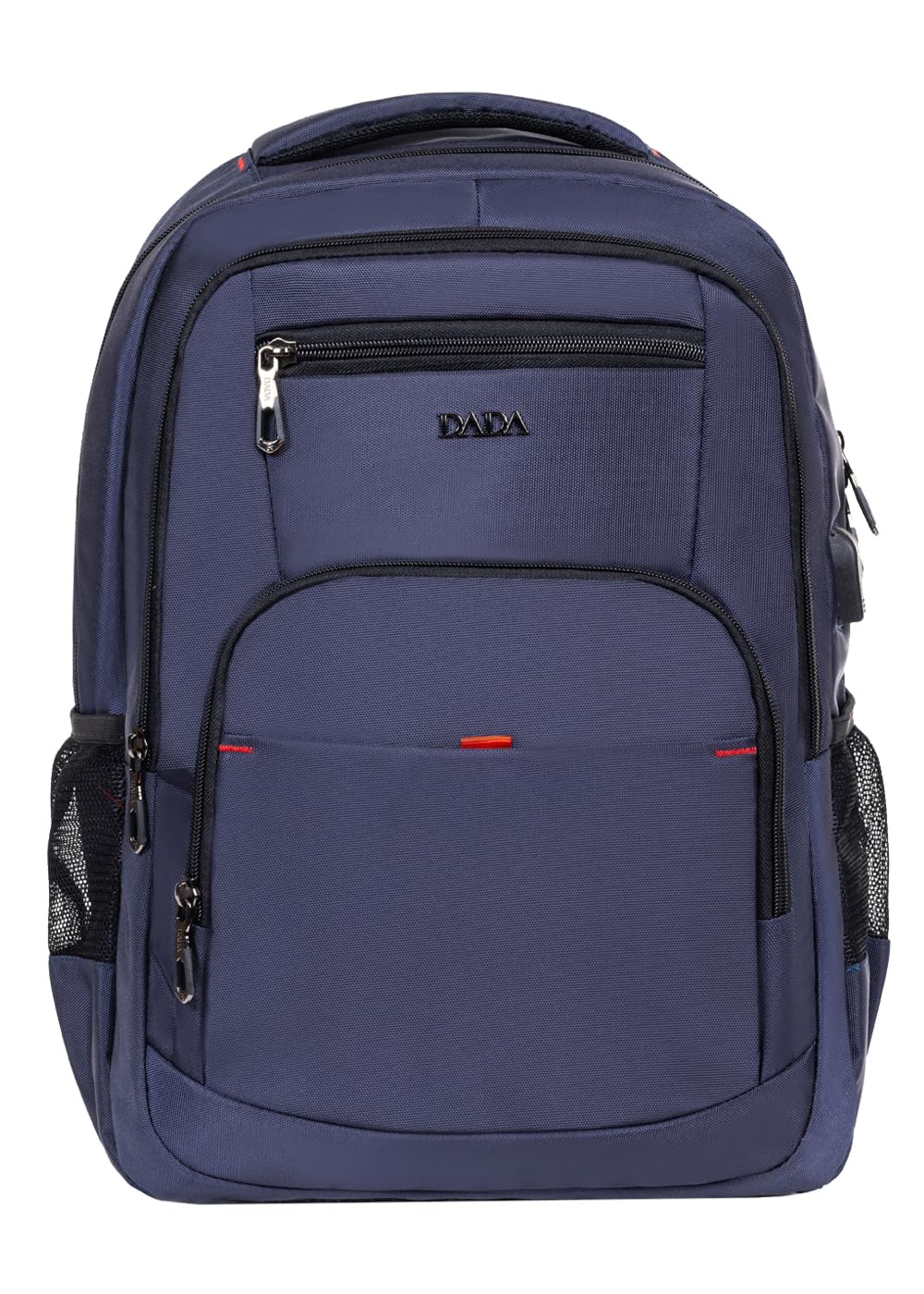 Dada 03 Laptop Dizüstü Bilgisayar Çantası 14"-15,6" inç Ortaokul Lise Üniversite Okul Çantası Unisex Gündelik Kadın Erkek Sırt Çantası Usb Type-C Aparat Darbe Emici Koruma Su Geçirmez Kumaş (Lacivert)