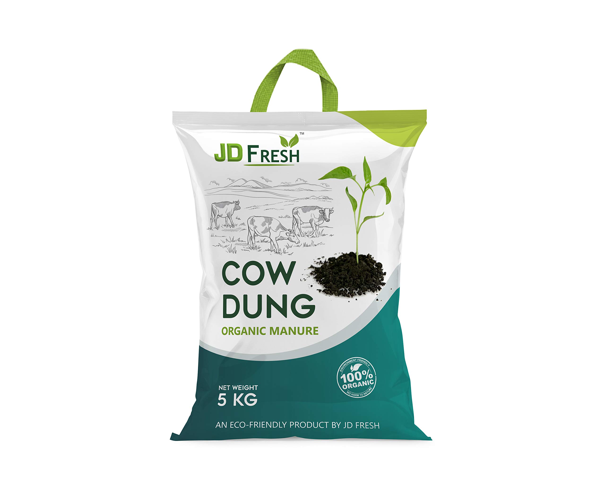 Buy JD Fresh Cow Dung fertilizers for s ( 5 Kg ), Cow Dung Manure for s