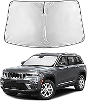 Vista 176 de EcoNour Parasol para parabrisas de camiones con bolsillo de almacenamiento Parasol reflectante de material 240T para protección contra rayos UV