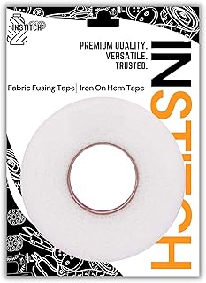 INSTITCH Hem Tape Rivil civil fusing tape, For Tailor &amp; Home Use, Fabric Fusing Tape For Alteration - Iron On Tape- 100 Me...