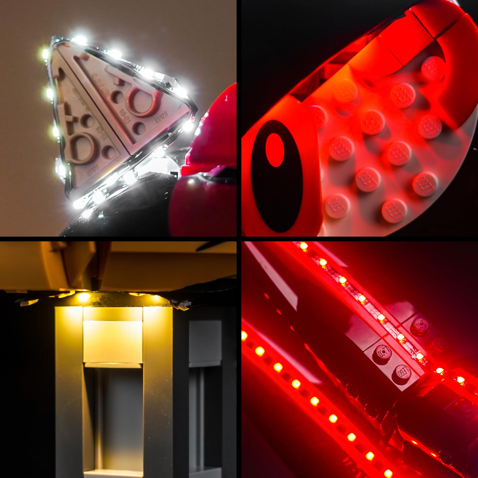Remote Control Light Kit Compatible with Lego 77000 Shadow The H'edgehog (No Model) - Image 2