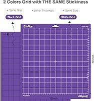 Vista 29 de HTVRONT Alfombrilla de corte de agarre estándar, paquete de 6 alfombrillas de corte de 12 x 12 pulgadas, compatibles con Cricut Maker 3/Maker