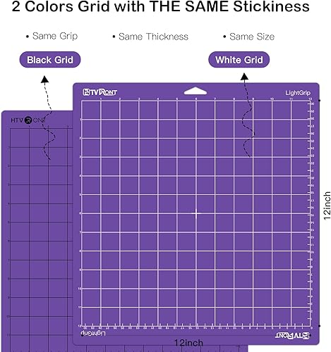 Miniatura 29 de HTVRONT Alfombrilla de corte de agarre estándar, paquete de 6 alfombrillas de corte de 12 x 12 pulgadas, compatibles con Cricut Maker 3/Maker Verde