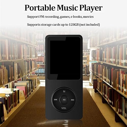 Miniatura 3 de plplaaoo MP3 Player, Music Player, Mini Portable Mp3 Music Player,Portable FM Sport Music Player Color High Definition TFT Display Video MP3 MP4