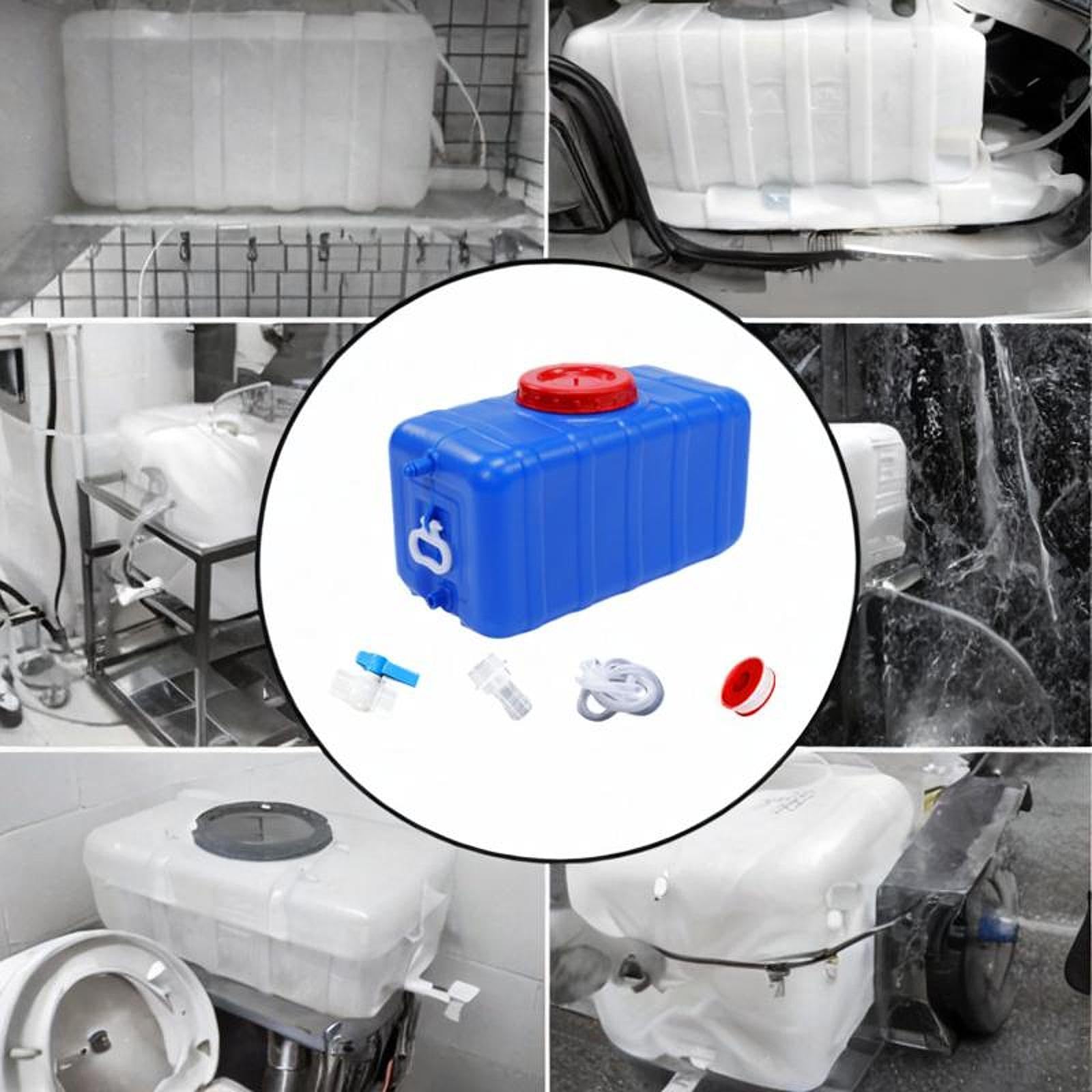 Contenedor de Agua Horizontal, Barril para Bebidas, Depósito Portátil para Excursiones