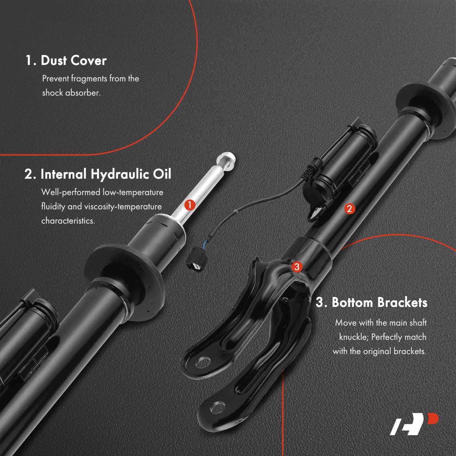 Amazon.com: A-Premium Front Struts Shock Absorber w/Magnetic Ride 