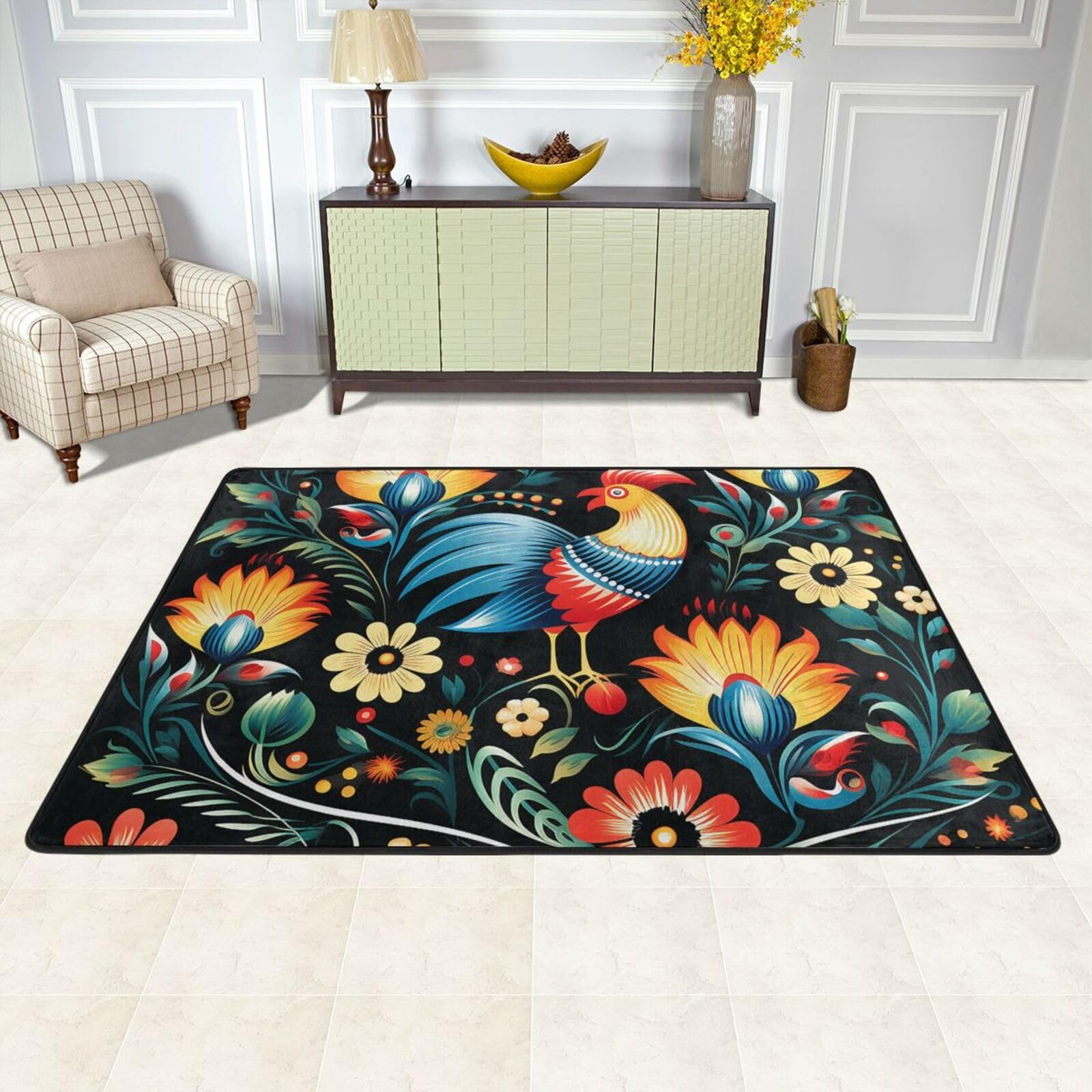 Tapis de sol absorbant et antidérapant grand format pour salle de jeux
