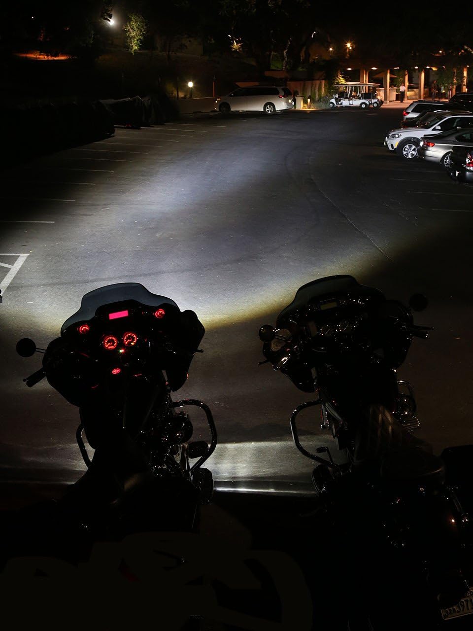 Eagle Lights 8700B 7" Headlight for Harley Davidson and Indian Motorcycles - Generation I/Black Kit/No Installation Accessories